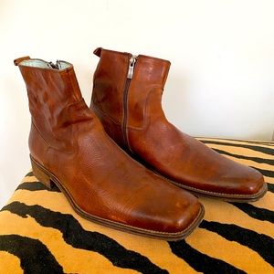 Brown Leather Chelsea Boot